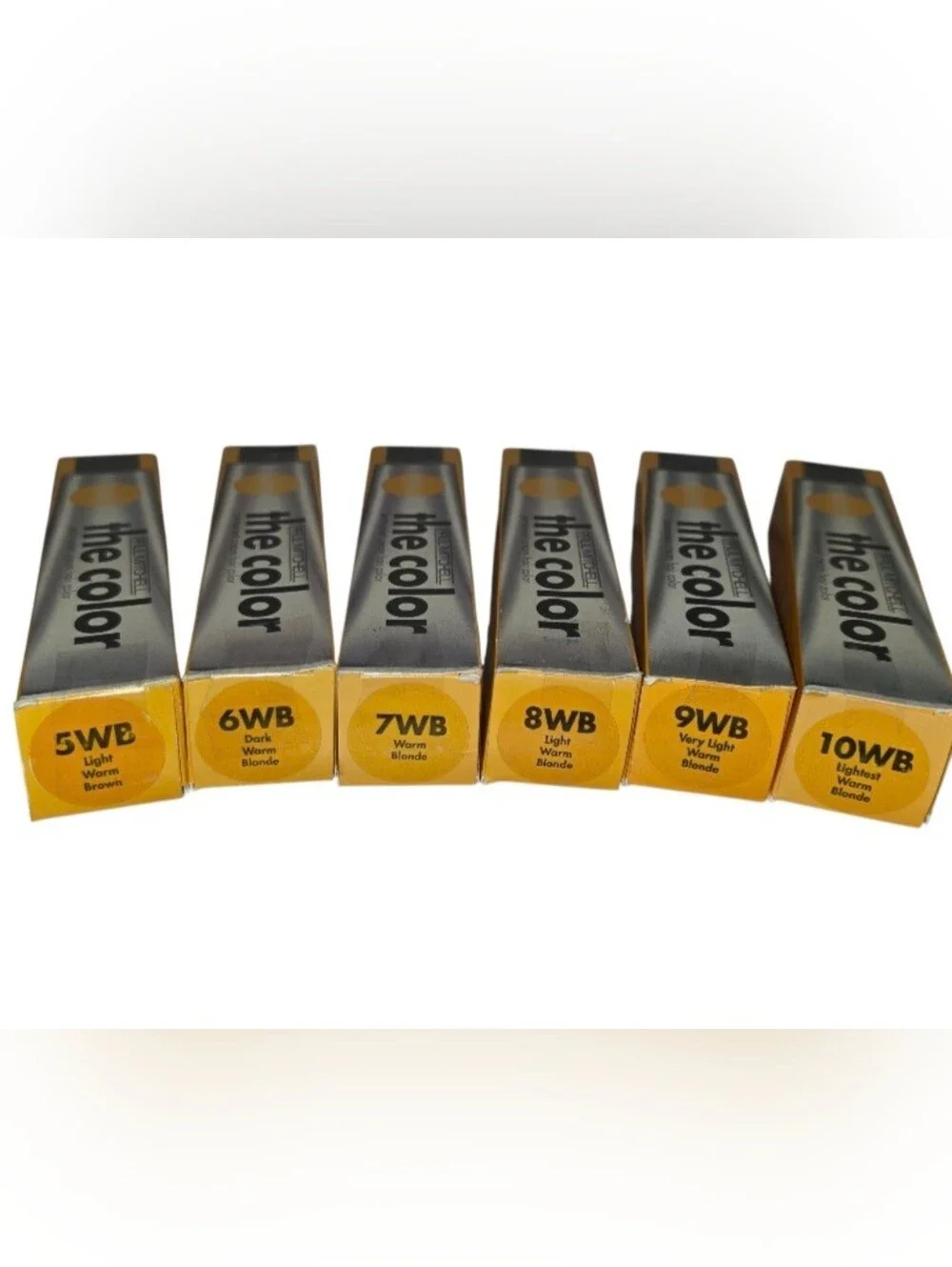 New (6) Paul Mitchell Permanent Cream Hair Color Size 3 fl oz each